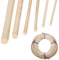 jackfru Schardt Peddigrohr,Flechtmaterial Korbflechten, Flechtmaterial Natur 500 Gramm zum Körbe flechten, basteln - Rattan Peddigrohr (3mm)