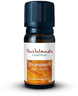 Orangenöl 10 ml - 100% naturreines brasilianisches ätherisches Öl der Pflanze Citrus sinensis von Bushlands essentials
