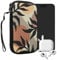kwmobile Handytasche für Smartphones L - 6,5 - Neopren Handy Tasche Hülle Cover Case Schutzhülle - Pflanzen und Formen Schwarz Braun Weiß - 16,5 x 8,9 cm Innenmaße