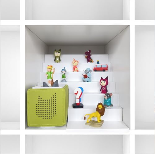 Toniebox Regal Einsatz für Kallax/Organizer für Tonie-Figuren & Ladestation/Platz für 50+ Tonie-Figuren/Tonie Aufbewahrung fürs Kallax Regal