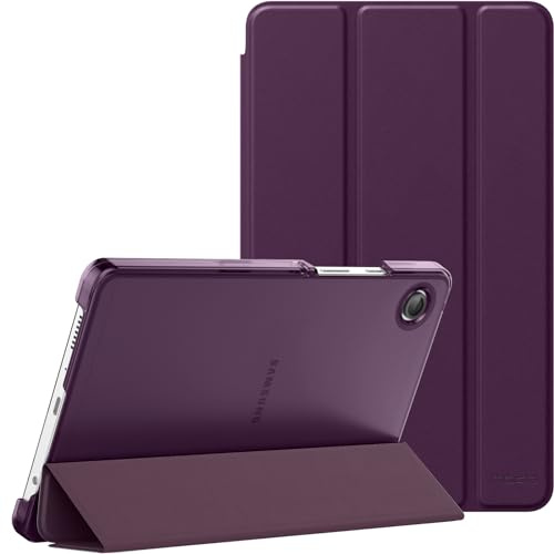 MoKo Slim Case for Samsung Galaxy Tab A11 / A9 8.7 Inch (2025/2023) | Lightweight Stand Smart Case Hard Shell for Samsung A11/A9 Tablet, Two View Angle, Dark Purple