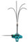 Ventiladores nebulizadores para exteriores nebulizador de pie para patio exterior nebulizadores ajustables de 4 cabezales para patio exterior con tubería de suministro de agua de 26,2 pies nebulizador