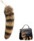 Fuchsschwanz Anhänger 25 cm Fell Schwanz Keychain Extra Groß Schlüsselring Tasche Zusätze Auto Schlüsselketten Anhänger Weich Flaumig Dicht Dekoration