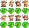 36 Stück Hochland Kuh Tortendeko Süße Hochlandkuh Kuchen Deko Kuh Rinder Bauernhof Cupcake Toppers für Baby Dusche Geburtstag Party Kuchen Dekorationen