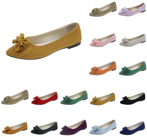 Womens Slip On Ballerina 2025 Formal Casual Pumps Work Smart Office Comfort Shoes Pointed Toe Flats Shoes Ladies Ballet Ballerina Womens Ballet Shoes