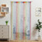 Ateasierlife Door String Curtain Doorway Beads Curtains,Hanging Room Divider Beaded Decor Hippie Glitter Fringe Panel Closet Window Wall Backdrop Doors Sequin Sheer Boho Doors Tassel (Rainbow)