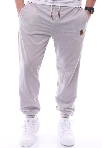 Reslad Jogginghose Herren Sporthose Lang aus Baumwolle - lässige Freizeithose & Trainingshose, Sweatpants Jogger, Gym Sport Laufhose für Männer RS-5095 Grau L