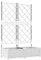 vidaXL Jardinière avec Treillis 2 pcs Blanche 80x40x125.5 cm