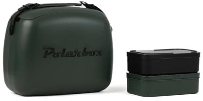 Polarbox® Retro Kühltasche Green Forest - Schwarz (Limited Edition) 6L