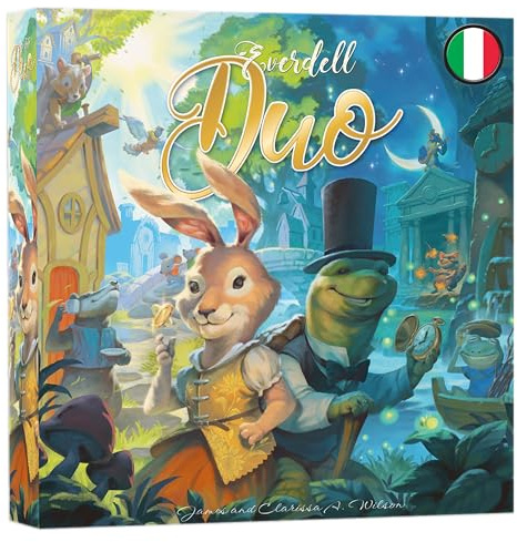 Asmodee Everdell Duo – Version für 2 Spieler des Celebre Everdell, Strategie- und Stadtbauspiel, 2 Spieler, 10+ Jahre, 30-60 Minuten, italienische Ausgabe