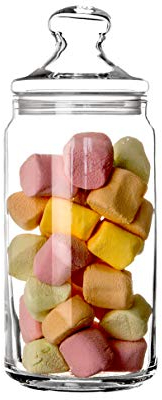 Luminarc ARC 12252 Pot Club Dose mit Deckel, Vorratsglas, Bonbondose, 1.5 Liter, Glas, transparent, 1 Stück