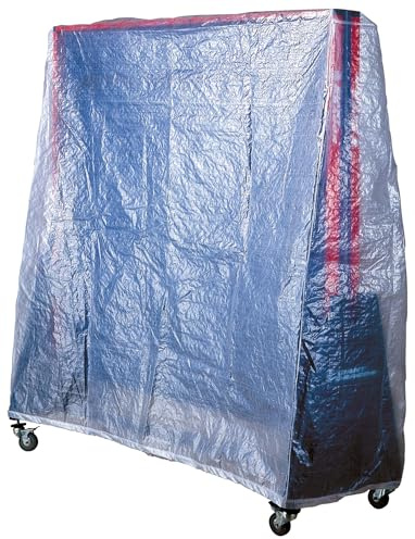 Bandito Abdeckplane für Tischtennisplatten – Universal passend für alle klappbaren Standard-Größen, mit praktischem Reißverschluss, Staub und Wetterschutz – 150x160x55–80 cm