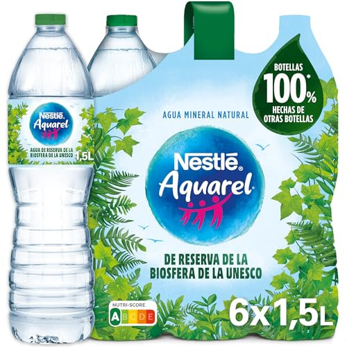 Nestlé Aquarel Agua Mineral Natural, 6 x 1.5L
