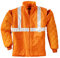 teXXor Warnschutz-Parka Calgary wasserdichte, winddichte Arbeitsjacke, M, orange, 4108