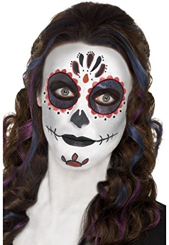 Smiffys - Día de Muertos, Kit de Maquillaje (44226)
