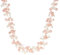 Valero Pearls Damen-Kette Hochwertige Süßwasser-Zuchtperlen 4-6 mm Barock rosa weiß - Perlenkette Halskette mit echten Perlen