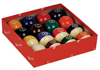 Aramith Continental 2 1/4 Billard Regulation Pool Ball Set/16 Bälle