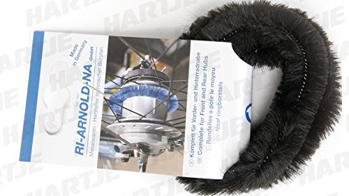 NABENPUTZRINGE FAHRRAD SCHWARZ FÜR GETRIEBENABEN UND NABENDYNAMO