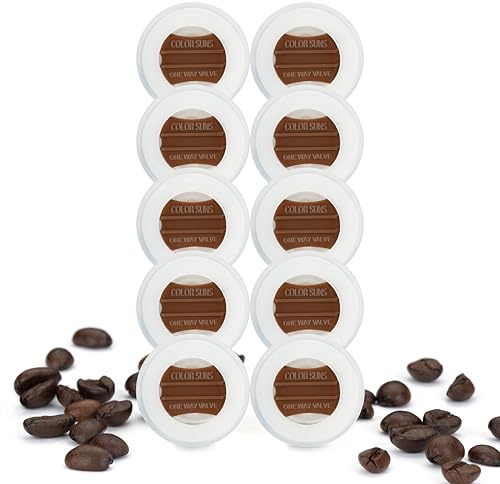 Coffee Gator Ersatzklappe für Kaffeedose – Ablassen Von Co2 – 10er-Pack | Für Kaffeedosen, Einweg-Luftdichtes Entgasungsventil mit Filter für Kaffee-Vorratsbehälter