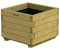 OLG France Bac Carré, Bois Naturel, 50 x 50 x 39 cm