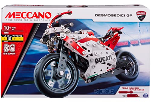 Meccano - Konstruktionsspielzeug - Meccano Model Set Ducati Motogp rot