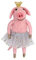 Gisela Graham Wollmix Schwein Ballerina Weihnachtsdekoration