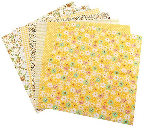 7-teiliges Set aus Baumwollstoff, verschiedene Quadrate, vorgeschnitten, für Bettwäsche, Suite Quarter, DIY, Nähen, Scrapbooking, Quilting-Set, 50 x 50 cm