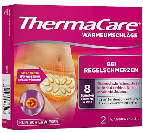 ThermaCare Wärmeauflagen bei Regelschmerzen, 2 St. Pflaster