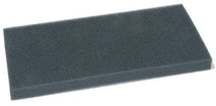 Schaumfilter, Sockelfilter 280x137mm passend für Gorenje 810183 Wärmetauscher Trockner