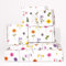 Central 23 - Geschenkpapier mit Blumenverpackung - Weiße Geschenkverpackung - Für Mädchen Mädchen - Rosa Blumen - 6 Geschenkverpackungsblätter für Sie - Recycelbar - Hergestellt in Großbritannien
