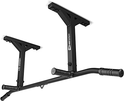 Hop-Sport Multigriff Klimmzugstange für Deckenmontage HS-2000K – Profi Fitness Pull Up Bar mit 4 rutschfesten Griffen und Halterung für Boxsack oder TRX