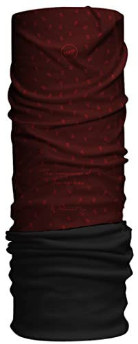 Had Unisex Originals Röhrenschal, Inukshuk Bordeaux by R. Messner Fleece: Black, One Size