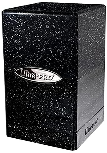 UP - Satin Tower - Glitter Black