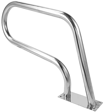 Pool-Handlauf, Glatte Oberfläche, 304 Edelstahl-Pool-Treppengeländer, verdickt, rutschfest für Schwimmbecken