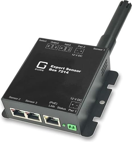 72142 Expert LAN-Sensor für Temperatur, Luftfeuchte und I/O-Monitoring