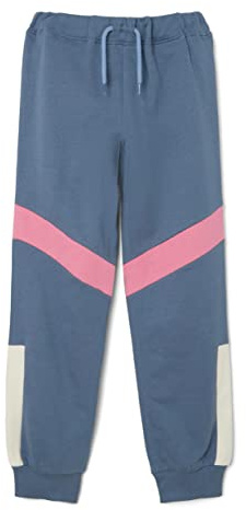 NAME IT Mädchen Freizeithose mit verstellbarem Bund China Blue 164