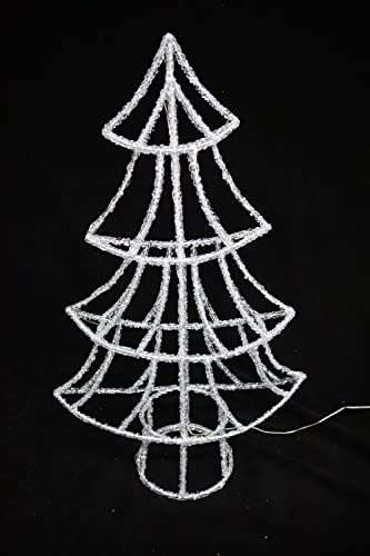 Tarrington House Acryl-Weihnachtsbaum, Metall/PVC/Kupfer, 18 x 44 x 71 cm, 50 LED, 1.4 W, warmweiß
