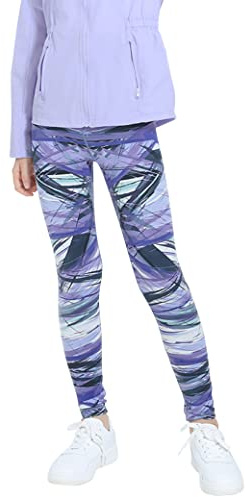 Kiench Mädchen Sport Leggings Lang Fitness Yoga Hosen