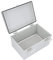 Electrical Junction Box, Garden Heavy Duty Waterproof Gray Hinged Lid Project Box for Power Tool