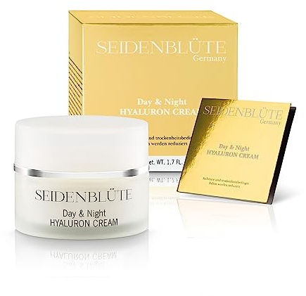 Seidenblüte Hyaluron Creme 50 ml: Intensive Feuchtigkeitspflege für glatte, strahlende Haut.