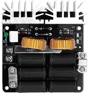 EBAYTV Spulenheizung 1000 W Zvs Induktion Heizung Bord Induktion Heizung Spule Kupfer Rohr Flyback Fahrer Heizung DIY Glühen Abschrecken Zündung Werkzeug (Color : 12-48V, Size : X)