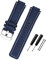 24 * 16 mm passend für Timex T2N720 T2N721 TW2T76500 6300 6400 Serie Nylon + Leder Ersatzuhrenarmband für Männer Frauen