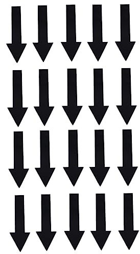 OSALADI 20 Stk Pfeil-wanda Kleber Wandtattoos Sicherheitsboden Bodenführungsaufkleber Richtungsaufkleber Einweg-aufkleber-schild Abnehmbare Pfeile Es Kann Sich Bewegen Pvc Klebeband