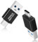 AIYEEN Adaptateur USB 3.0/3.1 mâle vers USB-C mâle (Paquet de 2), Adaptateur OTG 3.0/3.1 USB A vers Type-C, Transfert Rapide jusqu'à Gen2 10 Gbit/s, connecteur USB C ou Extension de câble de données
