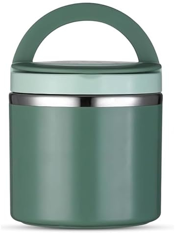 Fiambrera Térmica de 1 L Mantener Comida Caliente, Recipiente Comida Recipiente Térmico Recipiente Térmico para Alimentos, Mantener Recipiente Caliente Acero Inoxidable, Recipiente Mantener el Calor