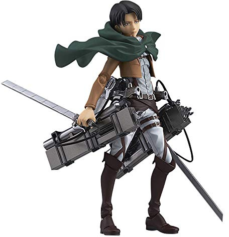 Zhongkaihua Figurine d'anime Levi Figurine d'action édition de Bataille articulations Accessoires modifiables Mobiles modèle Levi Figurine en PVC Statue