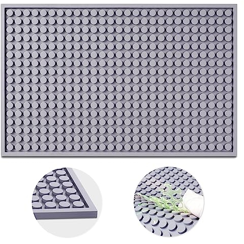 LET'S RESIN Resin Collector Mat, Easy Clean & Heat Resistant Silicone Mats 14.5'' x 9.4'', Non-Slip Multipurpose Thick Silicone Placemat for Resin Moulds, Epoxy Resin, Cup Turner, Kitchen Counter