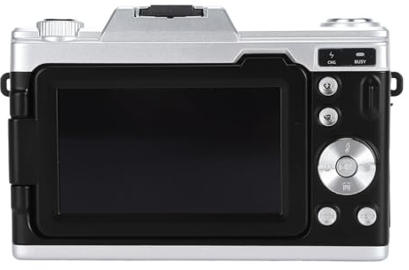 Annadue Fotocamera Digitale Intelligente, Fotografia HD 68MP 4K Zoom 20x Schermo Flip 180° 1200mAh con Obiettivo Grandangolare, Fotocamera Intercambiabile Professionale per Viaggi, (BLACK)