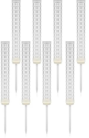 Griwiuiowe Monstera Lot de 8 tuteurs empilables en plastique pour plantes de sphaigne