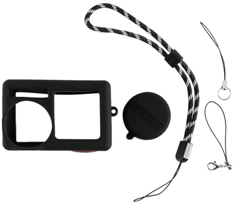 VOANZO Action5Pro Silicone Protective Case for Sports Camera Drop Scratch Resistant Shockproof Flexible Outdoor Camera Accessory for Travel Adventure